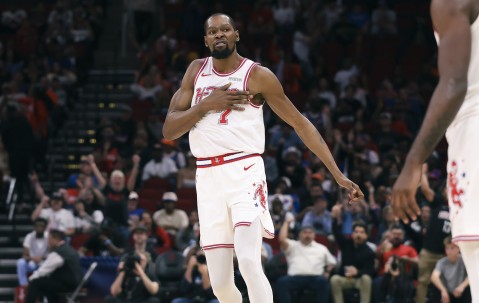 杜兰特谈7连胜：不能自满 一旦季后赛开始我们将只专注于对手